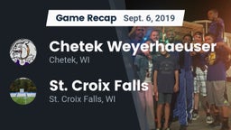 Recap: Chetek Weyerhaeuser  vs. St. Croix Falls  2019