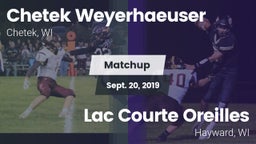 Matchup: CWHS vs. Lac Courte Oreilles  2019