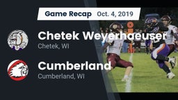 Recap: Chetek Weyerhaeuser  vs. Cumberland  2019