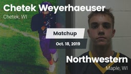 Matchup: CWHS vs. Northwestern  2019
