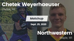 Matchup: CWHS vs. Northwestern  2020