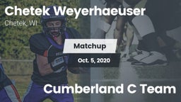 Matchup: CWHS vs. Cumberland C Team 2020