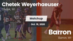 Matchup: CWHS vs. Barron  2020