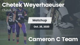 Matchup: CWHS vs. Cameron C Team 2020