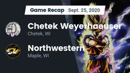 Recap: Chetek Weyerhaeuser  vs. Northwestern  2020