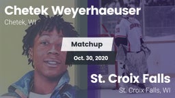 Matchup: CWHS vs. St. Croix Falls  2020