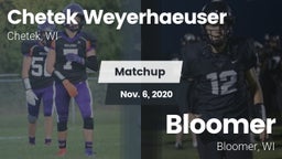 Matchup: CWHS vs. Bloomer  2020