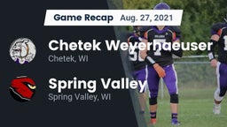 Recap: Chetek Weyerhaeuser  vs. Spring Valley  2021