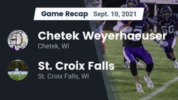 Recap: Chetek Weyerhaeuser  vs. St. Croix Falls  2021