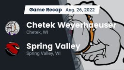 Recap: Chetek Weyerhaeuser  vs. Spring Valley  2022