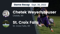Recap: Chetek Weyerhaeuser  vs. St. Croix Falls  2022