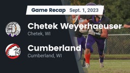 Recap: Chetek Weyerhaeuser  vs. Cumberland  2023