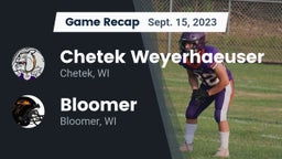 Recap: Chetek Weyerhaeuser  vs. Bloomer  2023