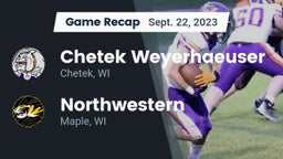 Recap: Chetek Weyerhaeuser  vs. Northwestern  2023