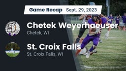 Recap: Chetek Weyerhaeuser  vs. St. Croix Falls  2023