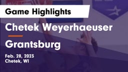 Chetek Weyerhaeuser  vs Grantsburg  Game Highlights - Feb. 28, 2023