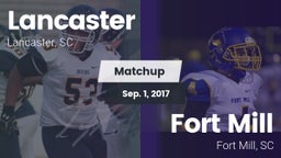 Matchup: Lancaster High vs. Fort Mill  2017