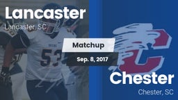 Matchup: Lancaster High vs. Chester  2017