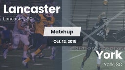 Matchup: Lancaster High vs. York  2018