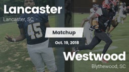 Matchup: Lancaster High vs. Westwood  2018