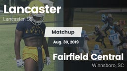 Matchup: Lancaster High vs. Fairfield Central  2019