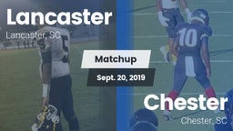 Matchup: Lancaster High vs. Chester  2019