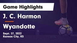 J. C. Harmon  vs Wyandotte  Game Highlights - Sept. 27, 2022