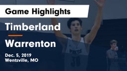 Timberland  vs Warrenton  Game Highlights - Dec. 5, 2019