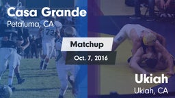 Matchup: Casa Grande High vs. Ukiah  2016