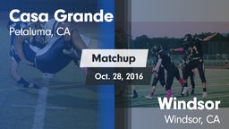 Matchup: Casa Grande High vs. Windsor  2016