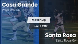 Matchup: Casa Grande High vs. Santa Rosa  2017
