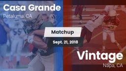 Matchup: Casa Grande High vs. Vintage  2018