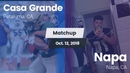 Matchup: Casa Grande High vs. Napa  2018
