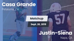 Matchup: Casa Grande High vs. Justin-Siena  2019