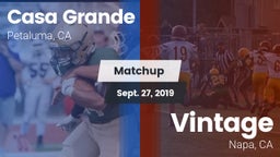 Matchup: Casa Grande High vs. Vintage  2019