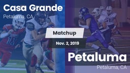 Matchup: Casa Grande High vs. Petaluma  2019
