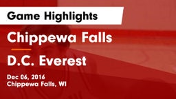Chippewa Falls  vs D.C. Everest  Game Highlights - Dec 06, 2016