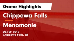 Chippewa Falls  vs Menomonie  Game Highlights - Dec 09, 2016