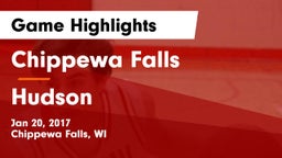 Chippewa Falls  vs Hudson  Game Highlights - Jan 20, 2017