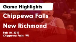 Chippewa Falls  vs New Richmond  Game Highlights - Feb 10, 2017