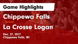 Chippewa Falls  vs La Crosse Logan Game Highlights - Dec. 27, 2017