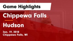 Chippewa Falls  vs Hudson  Game Highlights - Jan. 19, 2018
