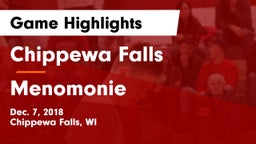 Chippewa Falls  vs Menomonie  Game Highlights - Dec. 7, 2018
