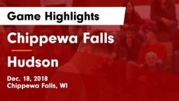 Chippewa Falls  vs Hudson  Game Highlights - Dec. 18, 2018