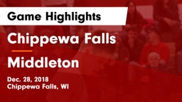 Chippewa Falls  vs Middleton  Game Highlights - Dec. 28, 2018