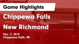 Chippewa Falls  vs New Richmond  Game Highlights - Dec. 9, 2019