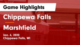 Chippewa Falls  vs Marshfield  Game Highlights - Jan. 6, 2020