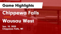 Chippewa Falls  vs Wausau West  Game Highlights - Jan. 10, 2020