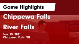 Chippewa Falls  vs River Falls  Game Highlights - Jan. 15, 2021