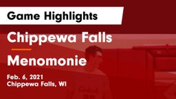 Chippewa Falls  vs Menomonie  Game Highlights - Feb. 6, 2021